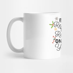 Romamtical Christmas Saying Gift Idea - Being Related to Me Is Really only Gift You Need - Cute Christmas Gift for Couples Mug